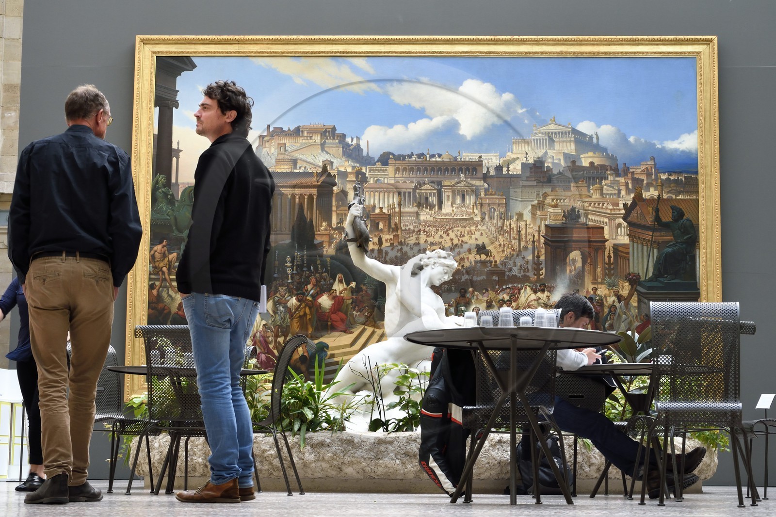 France, Seine-Maritime (76), Rouen, le musée des Beaux-Arts, le hall principal, Hugues Derouard
