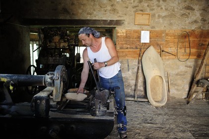 France, Nièvre (58), Gouloux, la saboterie Marchand