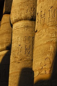 Egypte, Haute Egypte, vallée du Nil, Louxor, Karnak, classé Patrimoine Mondial de l'UNESCO, Grande Salle Hypostyle