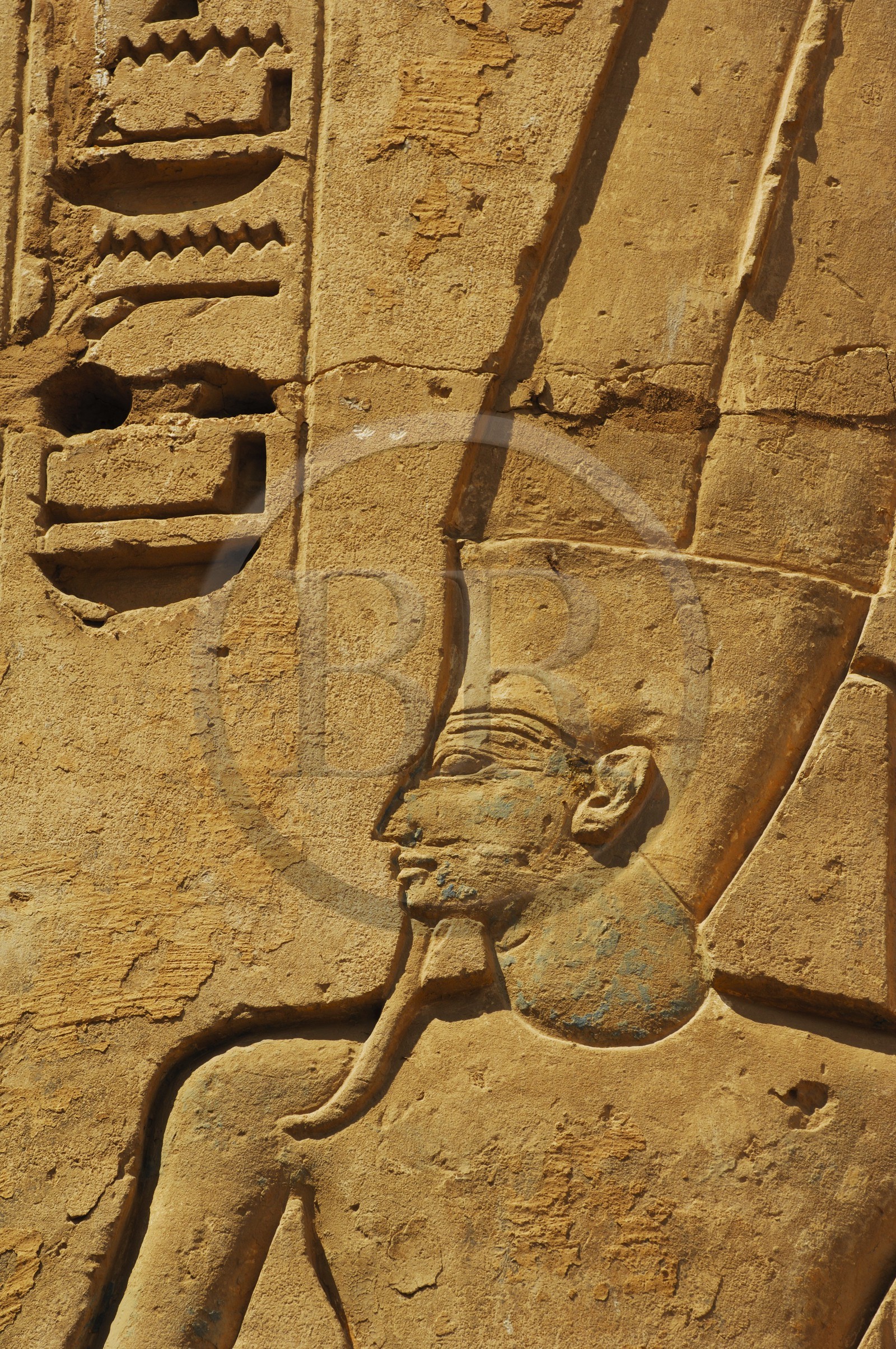 Egypte, Haute Egypte, vallée du Nil, environs de Louxor, nécropole thébaine classée Patrimoine Mondial de l'UNESCO, Thèbes Ouest, Medinet Habou, temple de Ramses III