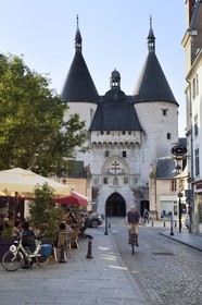 France, Meurthe-et-Moselle, Nancy, Porte de la Craffe, former gate remaining of the Medieval fortifications