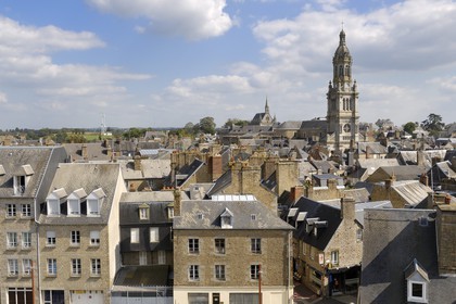 France, Manche, Avranches, the old town and Saint Gervais church