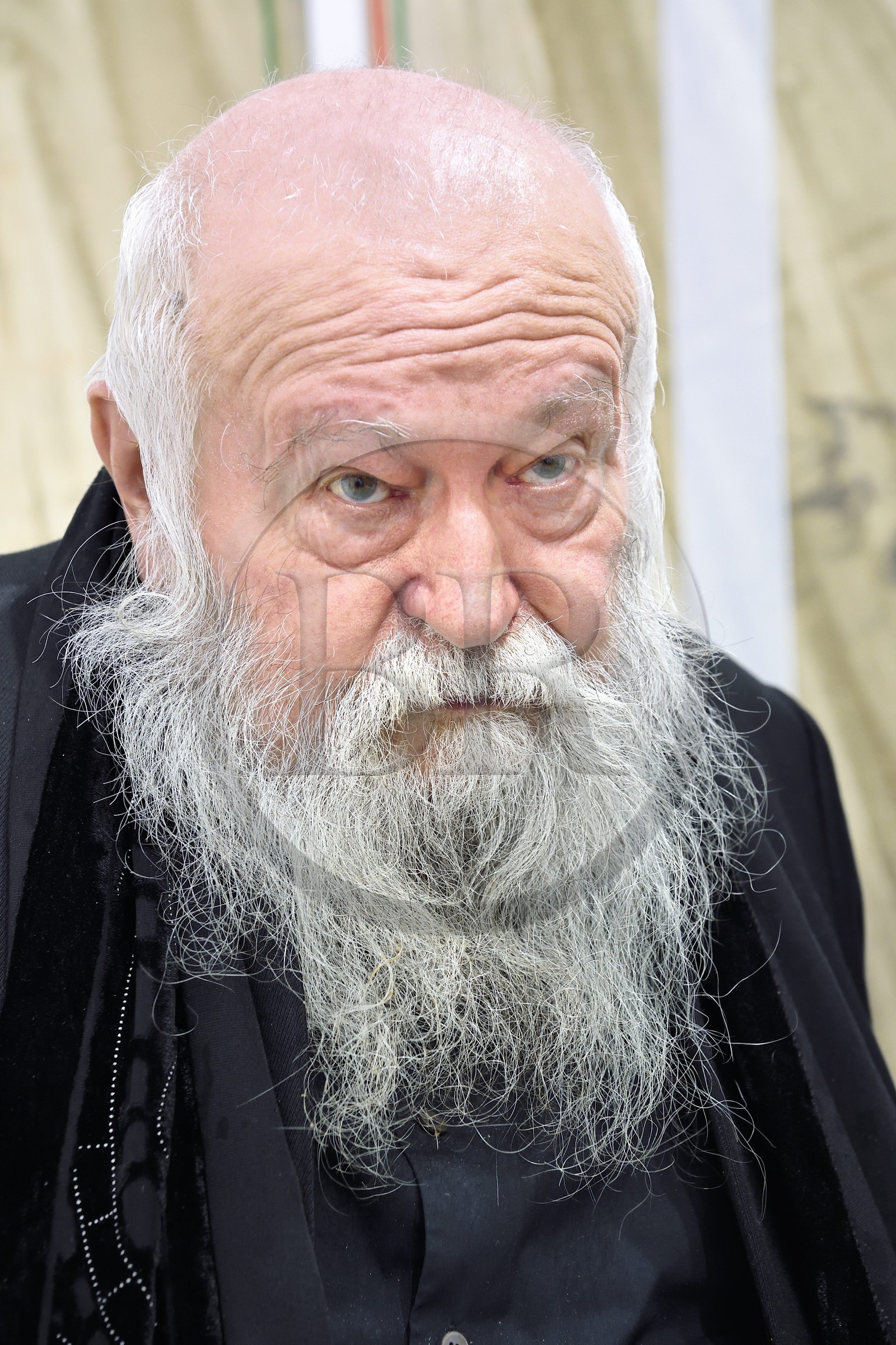 France, Paris (75), Galerie RX, Hermann Nitsch, artiste contemporain autrichien, cofondateur du mouvement Wiener Aktionismus (Actionnisme viennois)