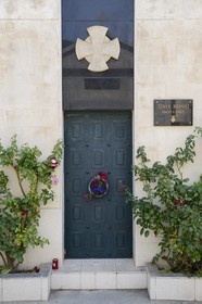 France, Corse du Sud, Ajaccio, the tomb of Tino Rossi in the marine cemetery