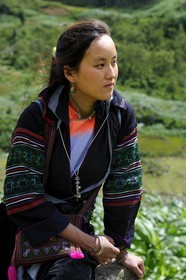 Vietnam, Lao Cai province, Sapa district, the Black Hmong minority group