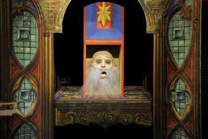 France, Paris (75), la Cinémathèque Française (ex American Center) de l'architecte Frank O. Gehry dans le parc de Bercy, exposition Mélies