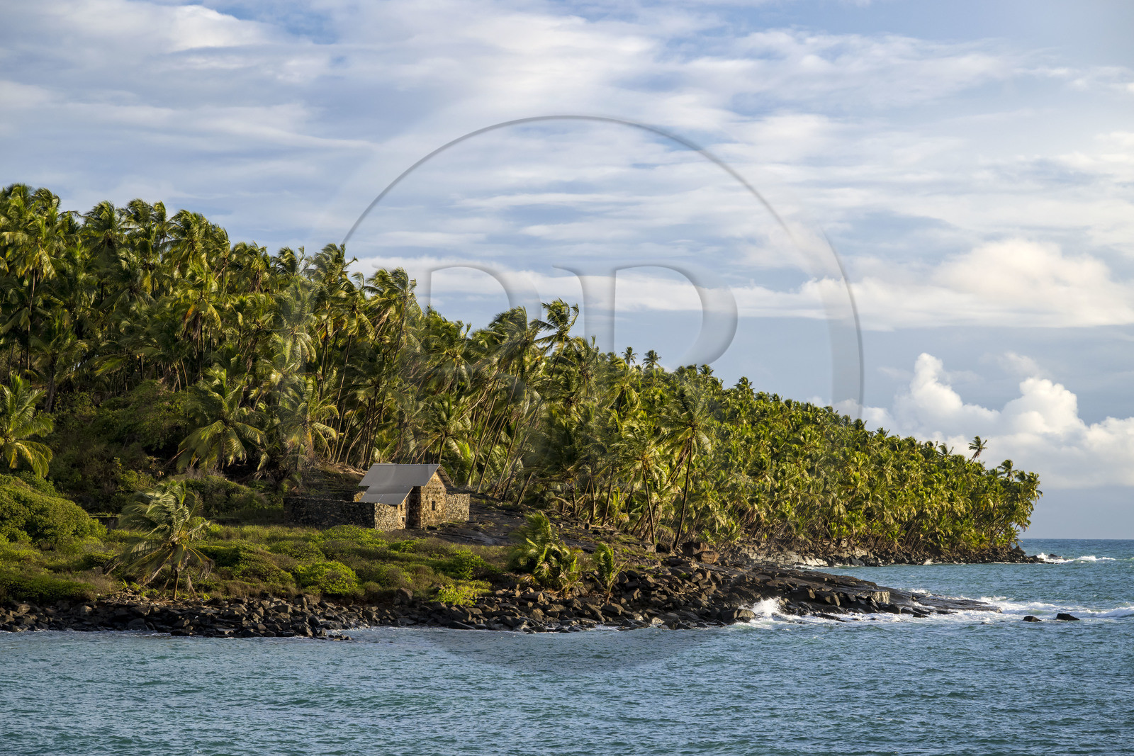 France, Guyane, Kourou, Iles du Salut, l'Ile du Diable, la case a servi de bagne à Alfred Dreyfus du 13 avril 1895 au 9 juin 1899