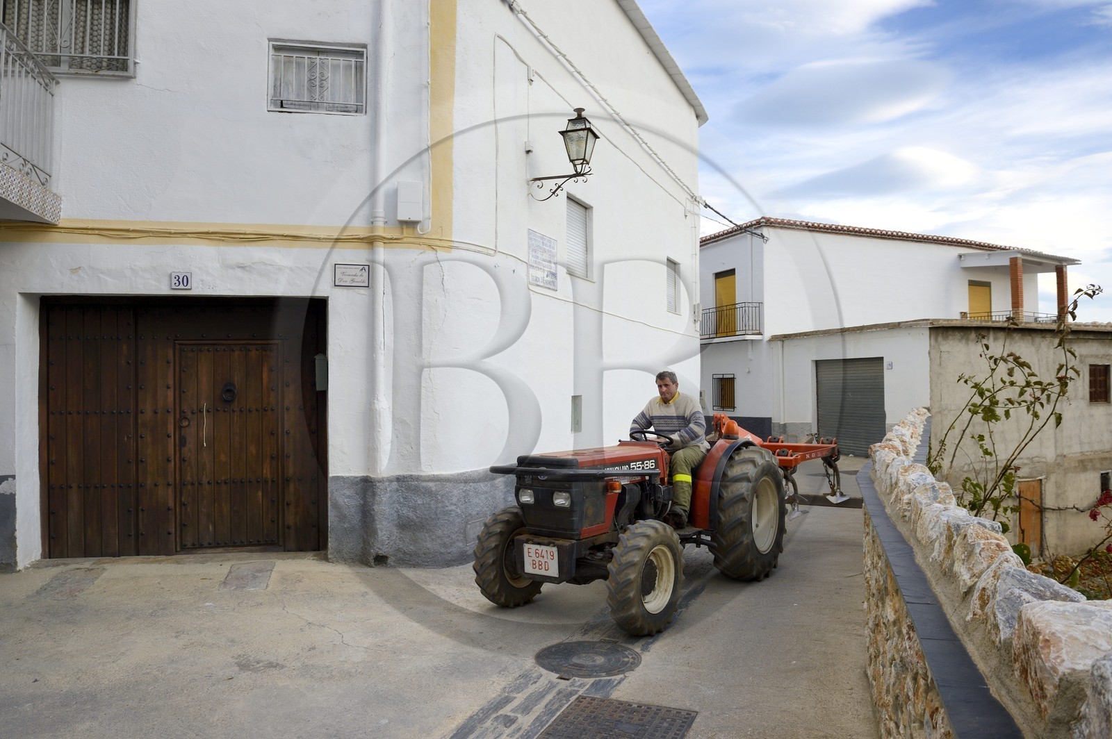 Espagne, Andalousie, province de Grenade, village de Yegen dans la region des Alpujarras, la maison de l'écrivain britannique Gerald Brenan dans les années 1920