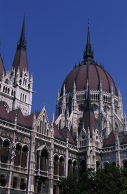 Hungary, Budapest, the parliament in Pest