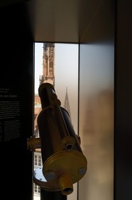 Allemagne, Bade-Wurtemberg, Fribourg en Brisgau, musée des Augustins (Augustinermuseum), observatoire de la cathédrale (Munster)