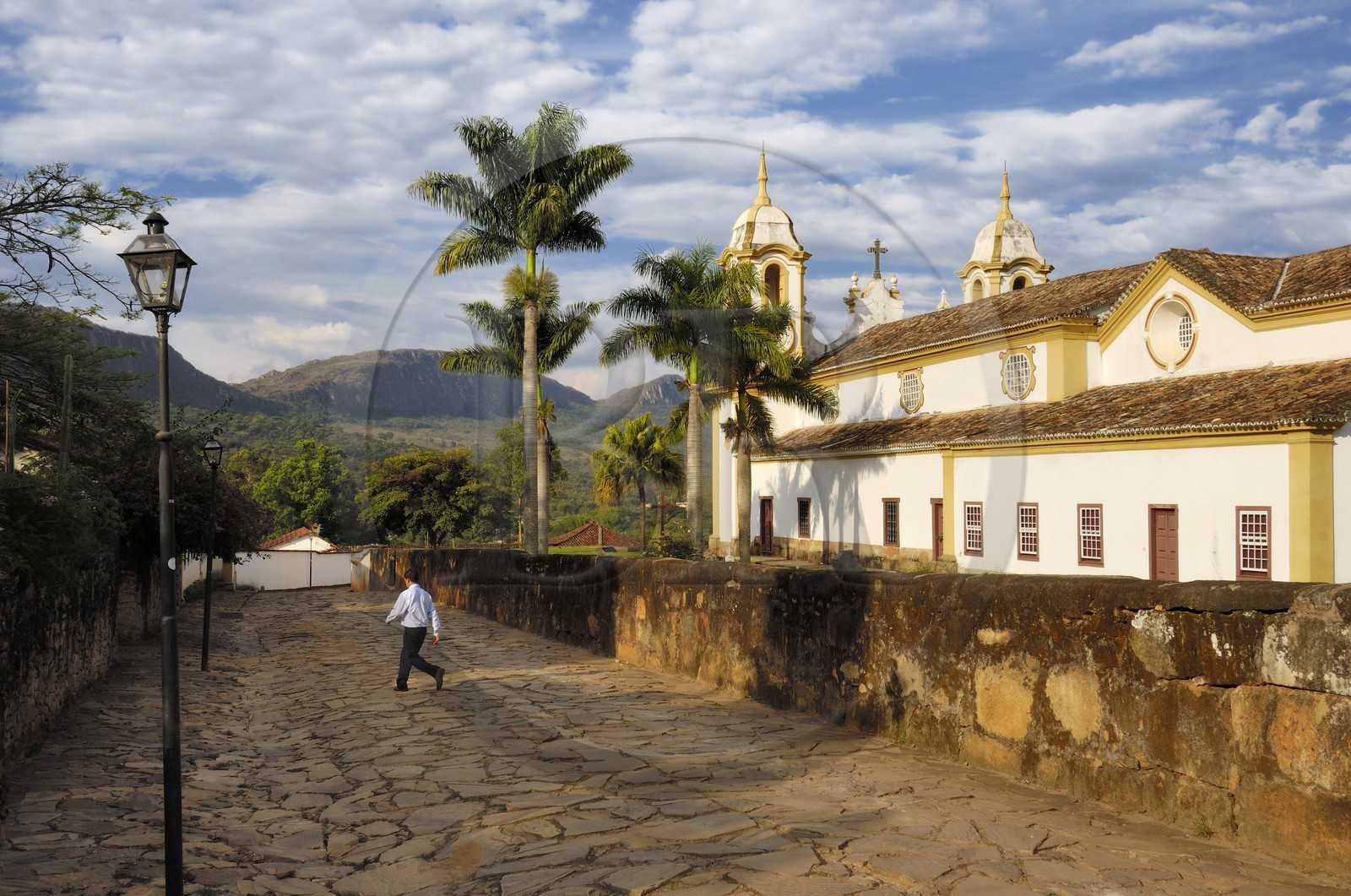 Brazil, Minas Gerais state, Tirandentes, Matriz de Santo Antonio, Santo Antonio church (Gold Route, Estrada Real)