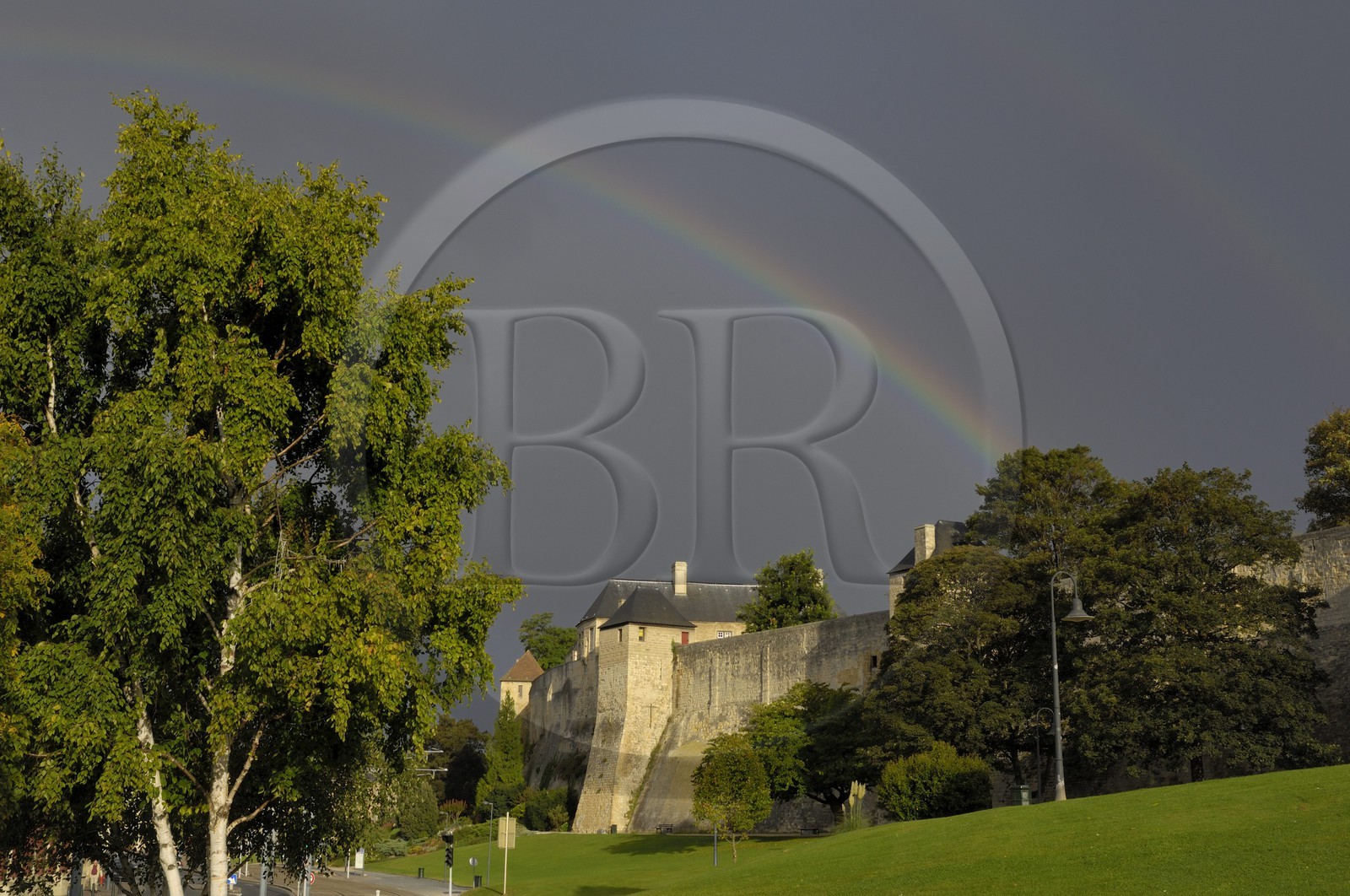 France, Calvados (14), Caen, le château ducal