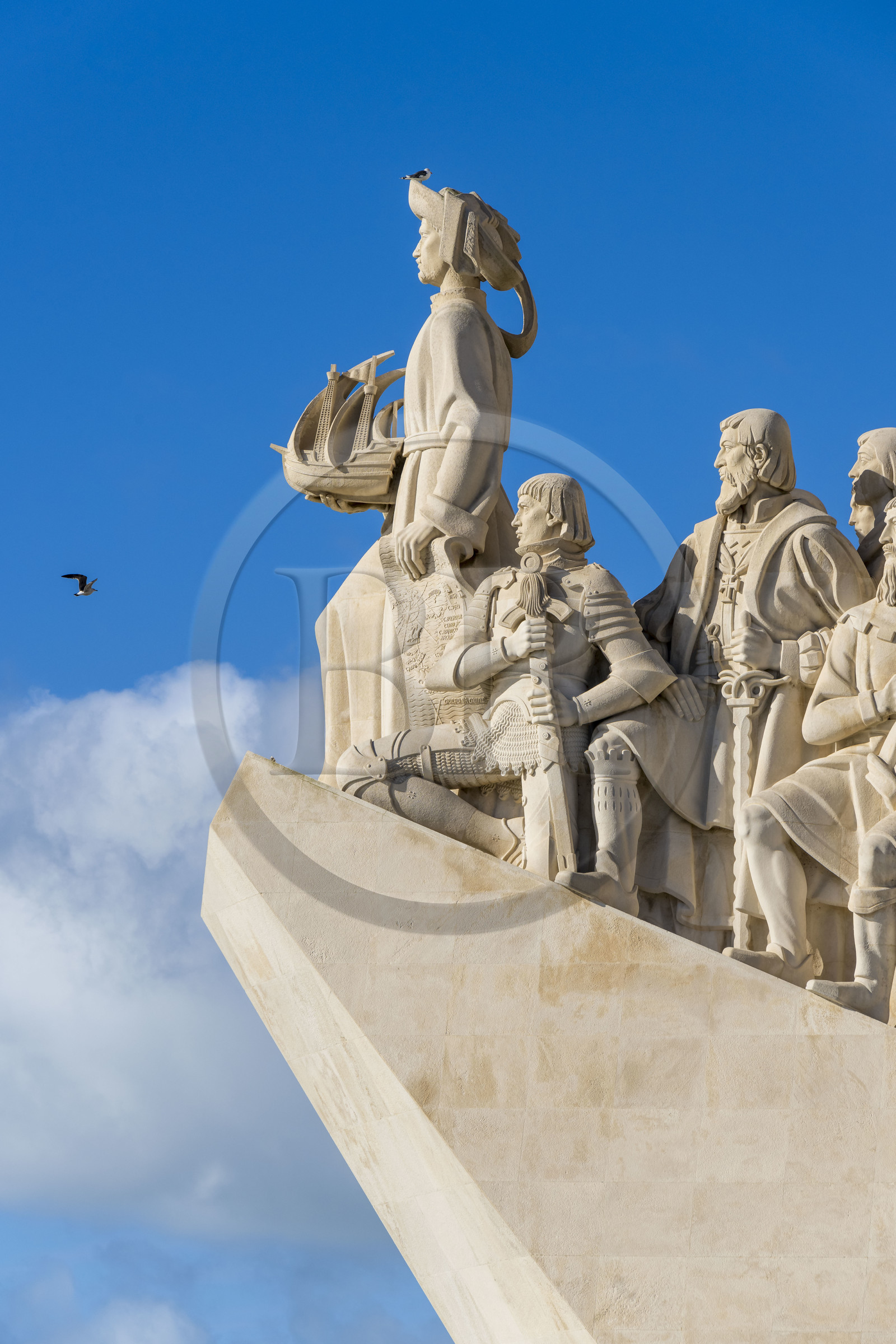 Portugal, Lisbonne, quartier de Belém, Padrao dos Descobrimentos (Monument des Découvertes) datant de 1960