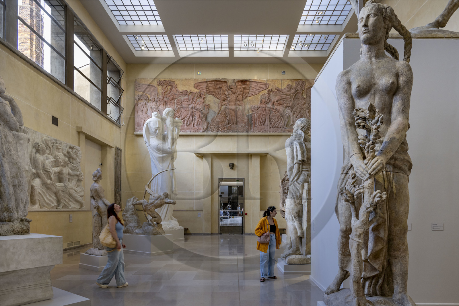 France, Paris (75), le musée du sculpteur Antoine Bourdelle, hall des platres