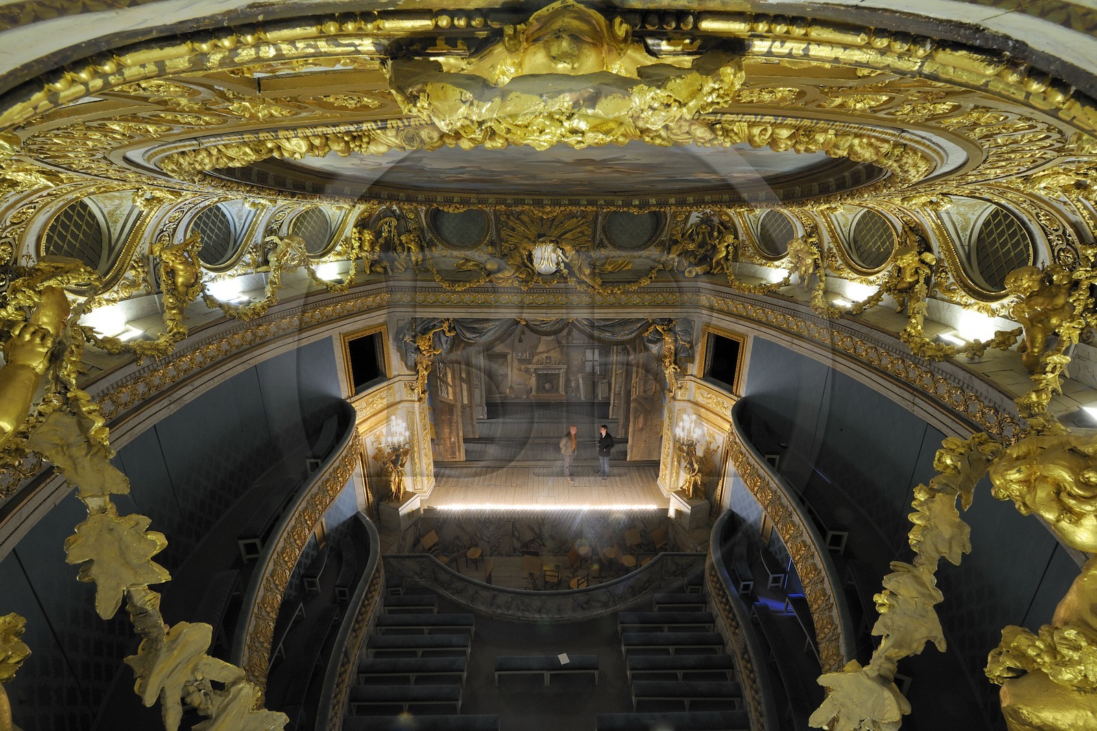 France, Yvelines (78), château de Versailles, classé Patrimoine Mondial de l'UNESCO, le domaine de Marie-Antoinette, le Théâtre de la Reine