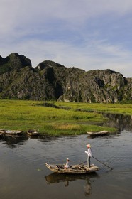 Vietnam, Ninh Binh province nicknamed Inland Halong Bay, Van Long Nature Reserve