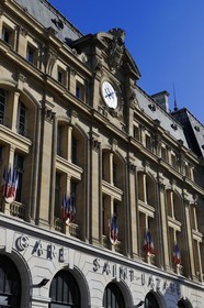 France, Paris (75), la gare Saint-Lazare