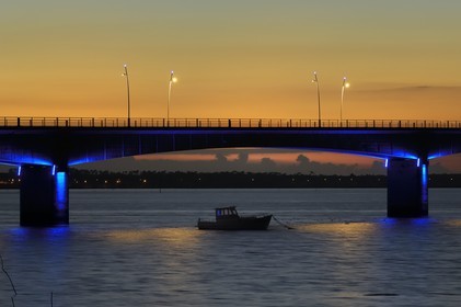 France, Charente-Maritime (17), Ile d'Oléron, le pont viaduc d'Oléron