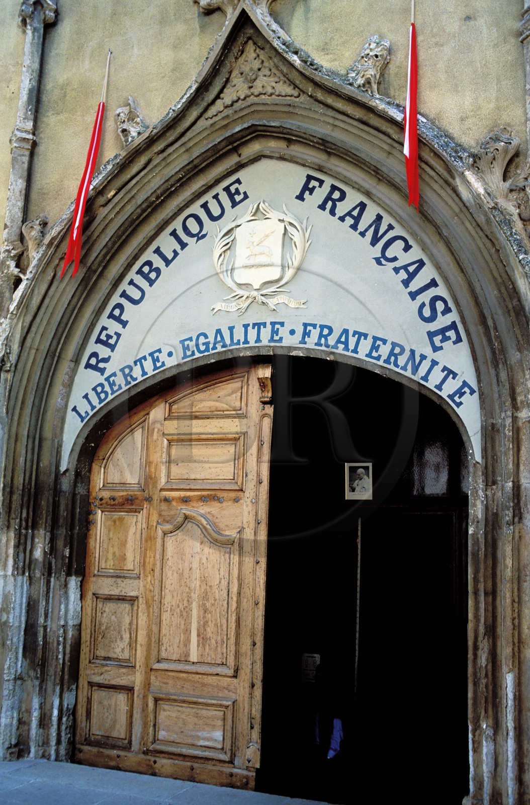 France, Var (83), parc naturel régional du Verdon, Aups, la mairie