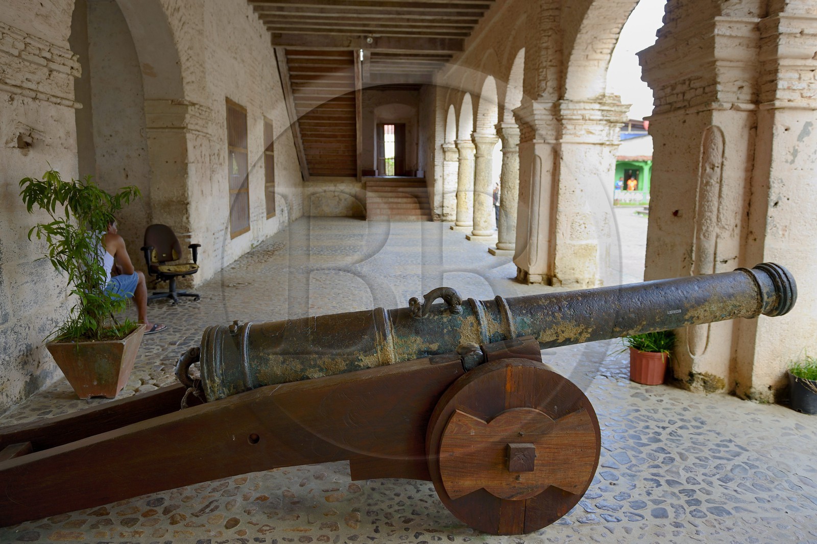 Panama, Colon Province, Portobelo, listed as World Heritage by UNESCO, Casa de la Aduana Real also called Contaduria, built in 1630