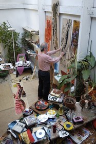 France, l'artiste peintre Michel Pelloille