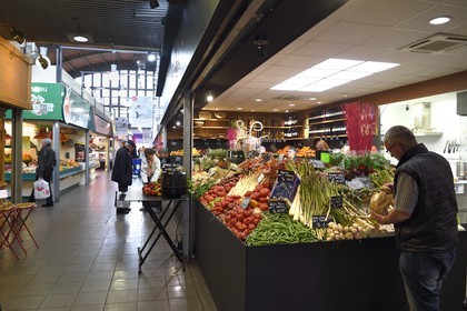 France, Seine Maritime, Le Havre, Downtown rebuilt by Auguste Perret listed as World Heritage by UNESCO, the central market