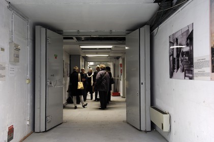 France, Paris  (75) la Tour Eiffel, les sous-terrains.