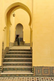 Maroc, Meknès, ville impériale, mausolée de Moulay Ismaïl