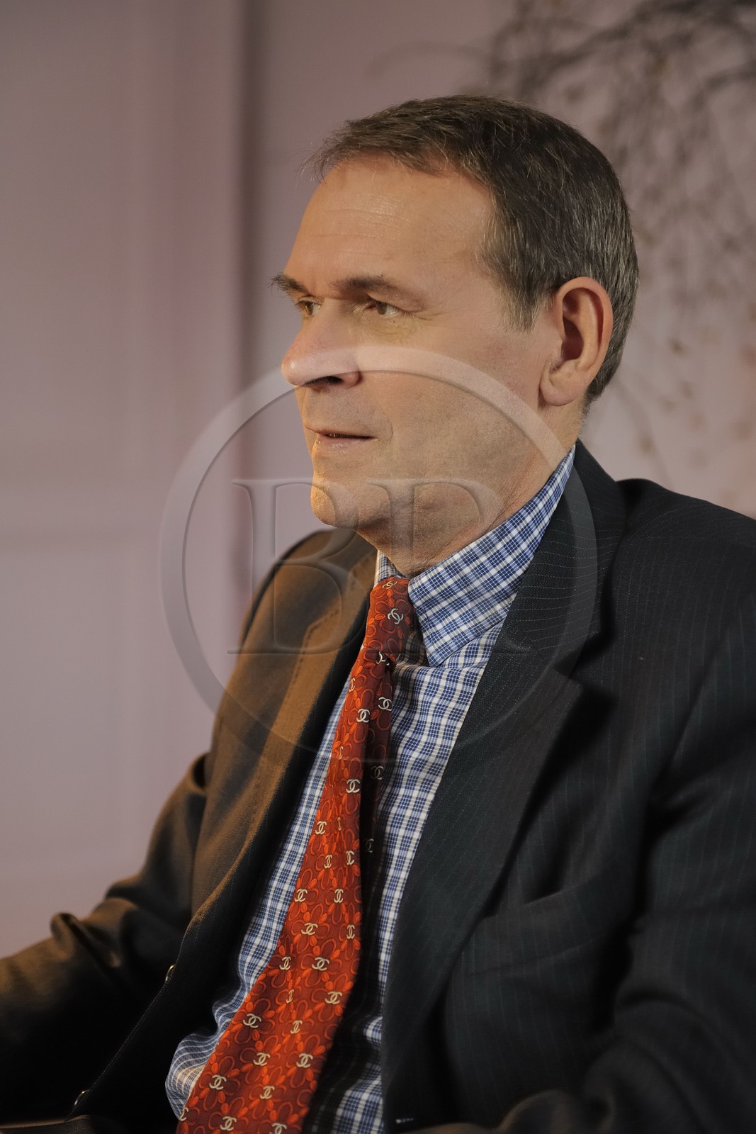 France, Yvelines (78), château de Versailles, classé Patrimoine Mondial de l'UNESCO, portrait de Jean-Jacques Aillagon, ancien Ministre de la Culture, président de l'Etablissement public du musée et du domaine national de Versailles