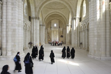 France, Maine et Loire, Loire Valley listed as World Heritage by UNESCO, Fontevraud l' Abbaye, Fontevraud Abbey Church