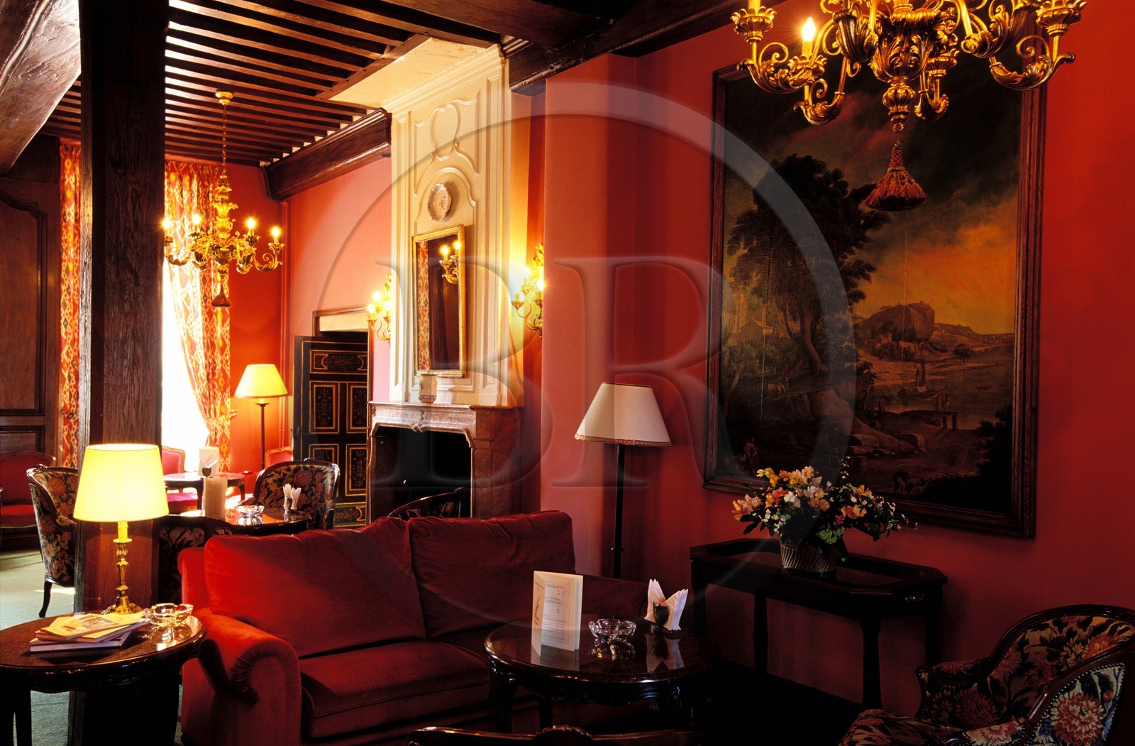 France, Côte-d'Or (21), Gilly-les-Cîteaux, le château de Gilly, hôtel et restaurant