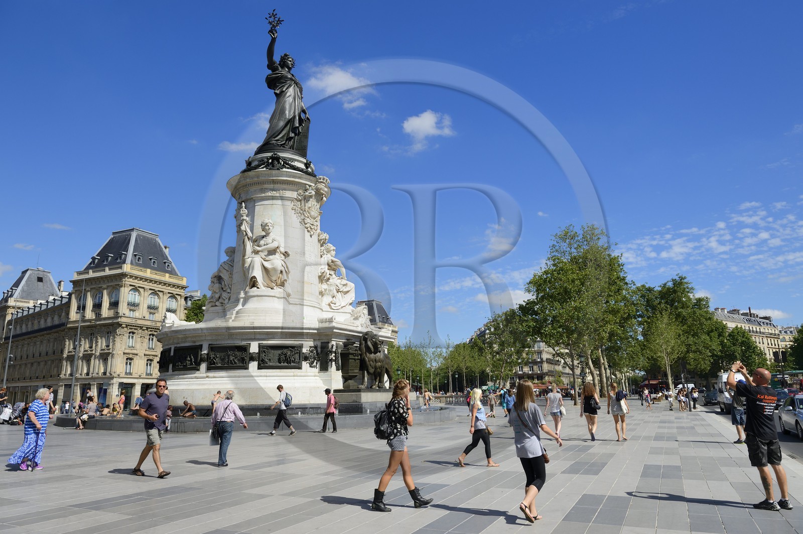 France, Paris (75), place de la République