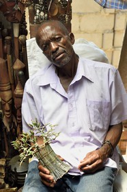 Zimbabwe, Matabeleland North Province, Victoria Falls, handicraft Market, Sunset Corner shop