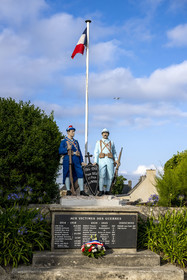 France, Finistère, Iroise Sea, Molene Island, the war memorial