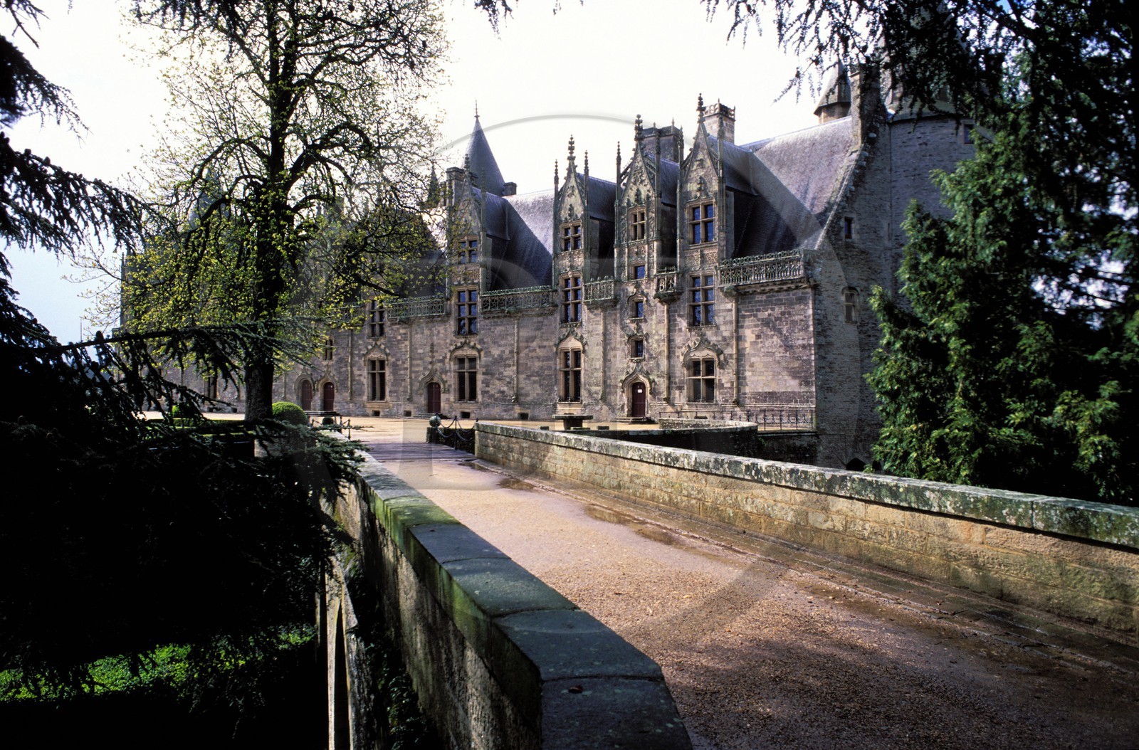 France, Morbihan (56), château de Josselin, la façade Renaissance