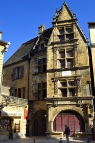 France, Dordogne, Perigord Noir, Dordogne valley, Sarlat la Caneda, the House of La Boetie built in 1525