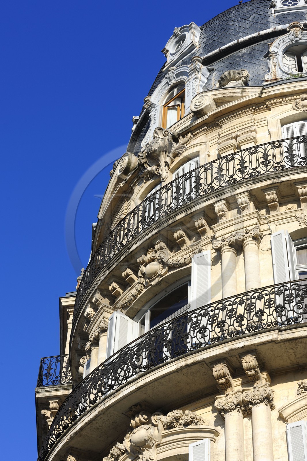 France, Hérault (34), Montpellier, immeubles 19ème siècle rue Foch