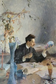 France, Meurthe-et-Moselle (54), Nancy, musée de l'Ecole de Nancy, portrait d'Emile Gallé (1892) par Victor Prouvé