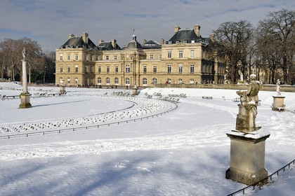 France, Paris, Saint Michel district, the Luxembourg Gardens, the Senate palace