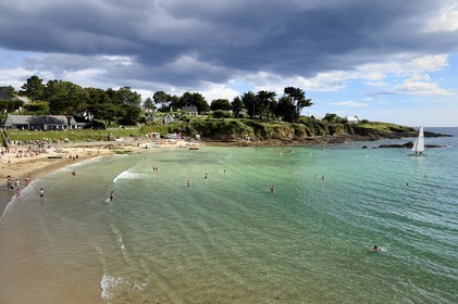 France, Finistere (29), Moelan sur Mer, Kerfany beach