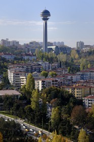 Turquie, Anatolie centrale, Ankara, quartier de la ville moderne, la Tour Atatürk
