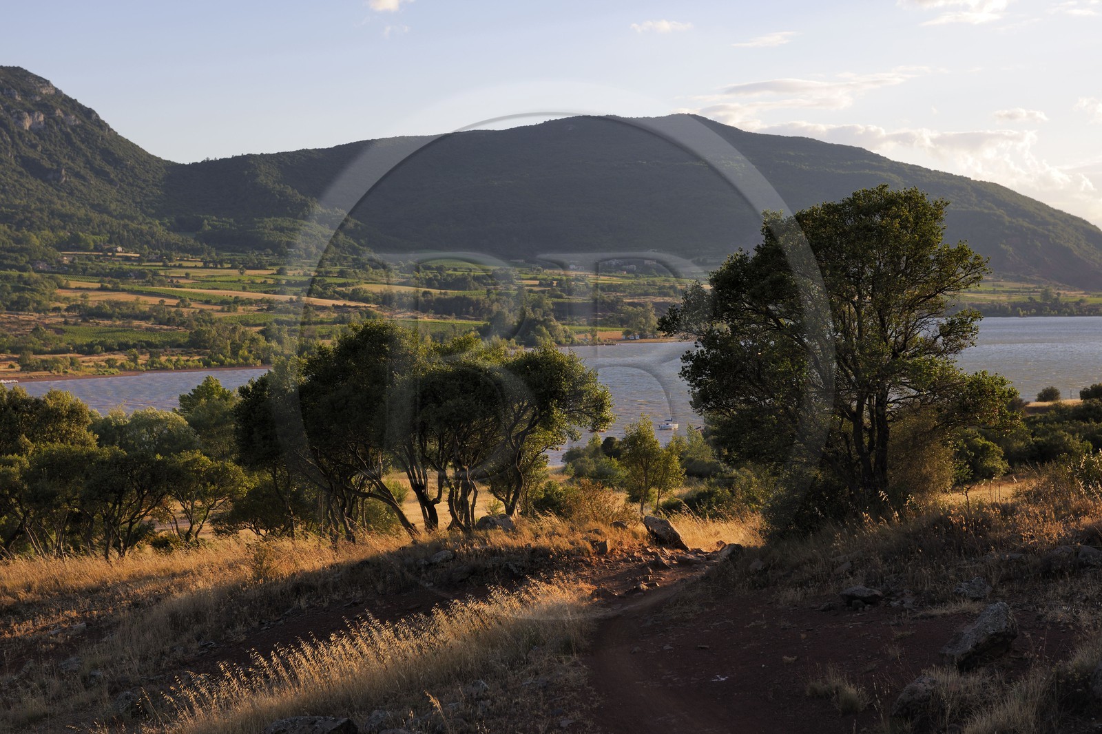 France, Hérault (34), le lac de Salagou