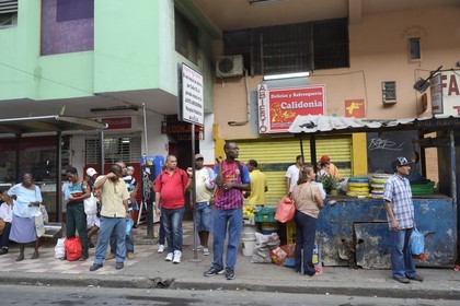 Panama, Panama City, Santa Ana neighborhood, bus stop