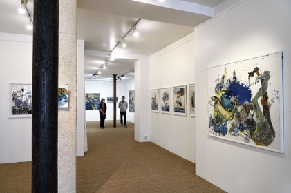 France, Paris, Galerie Schwab Beaubourg, Contemporary art gallery, exhibition of the artist Emmanuelle Renard