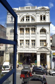 Sri Lanka, province de l'ouest, district de Colombo, Colombo, quartier du Fort, bâtiment historique du De Mel building datant de l'époque coloniale dans Chatham street