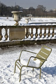France, Paris, Saint Michel district, the Luxembourg Gardens, chairs