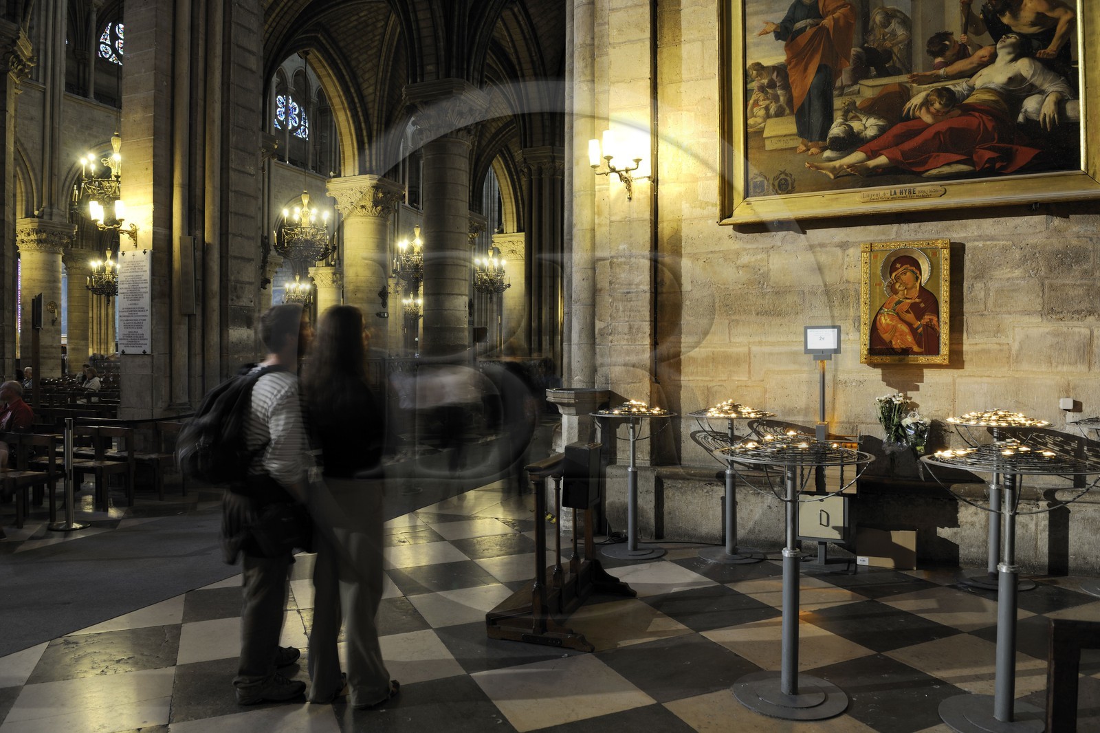 France, Paris (75), île de la Cité, la cathédrale Notre-Dame