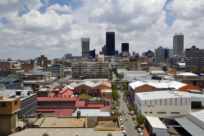 South Africa, Gauteng Province, Johannesburg, CBD (Central Business District), Maboneng district, at the center Arts on Main, multi-discipline arts centre in a renovated warehouse that was originally built in 1911, mixing art galleries, bookstores, restaurants and trendy shops