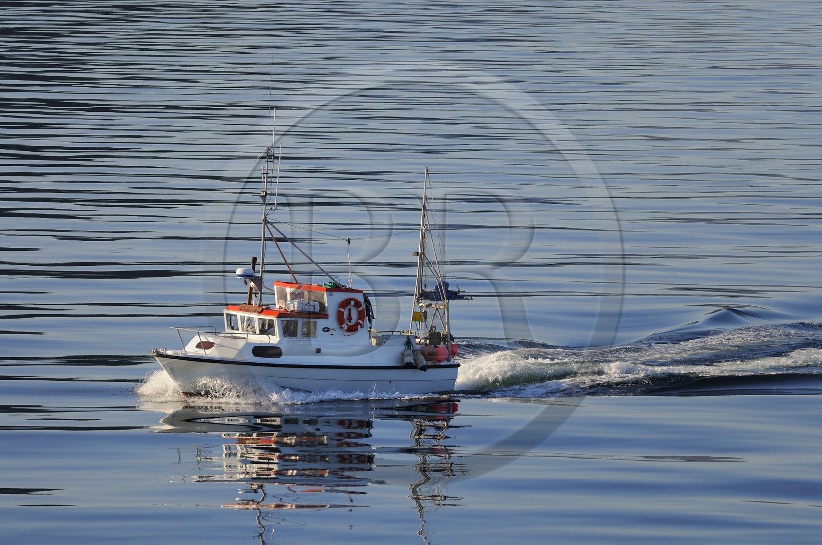 Norvège, Nordland, iles des Westeralen, bateau de pêche