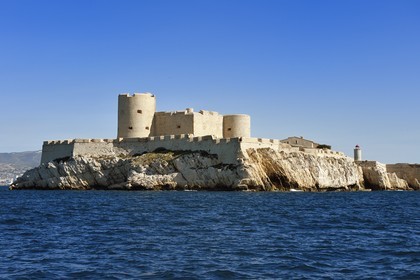 France, Bouches-du-Rhône (13), Marseille, Parc National des Calanques, Archipel des Iles du Frioul, le Chateau d'If